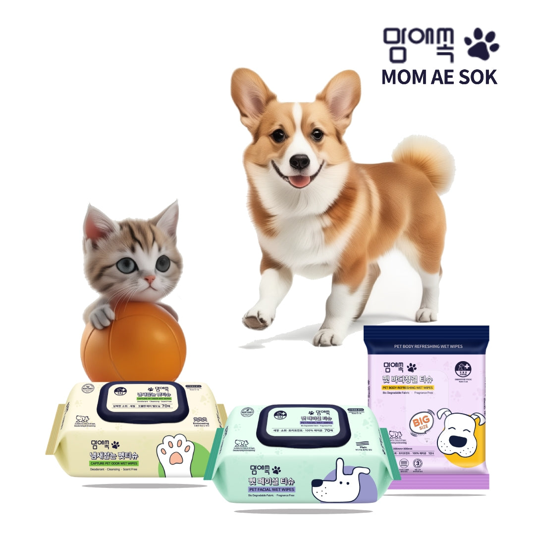 Mom-Ae-Sok Odour Removal Pet Wipes