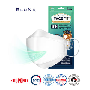 Open image in slideshow, BLUNA 3D FaceFit mask [KF94] - Adults
