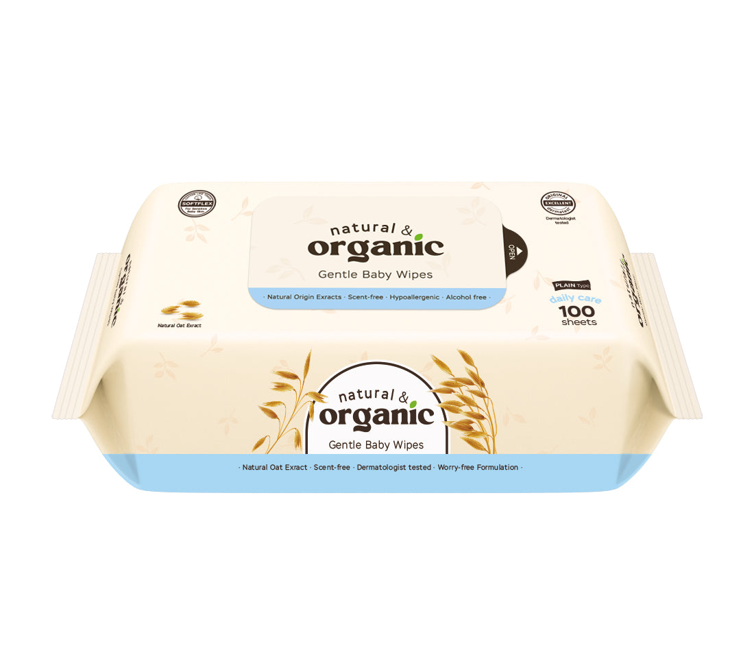 Natural & Organic Daily Care Baby Wipes, Refill type