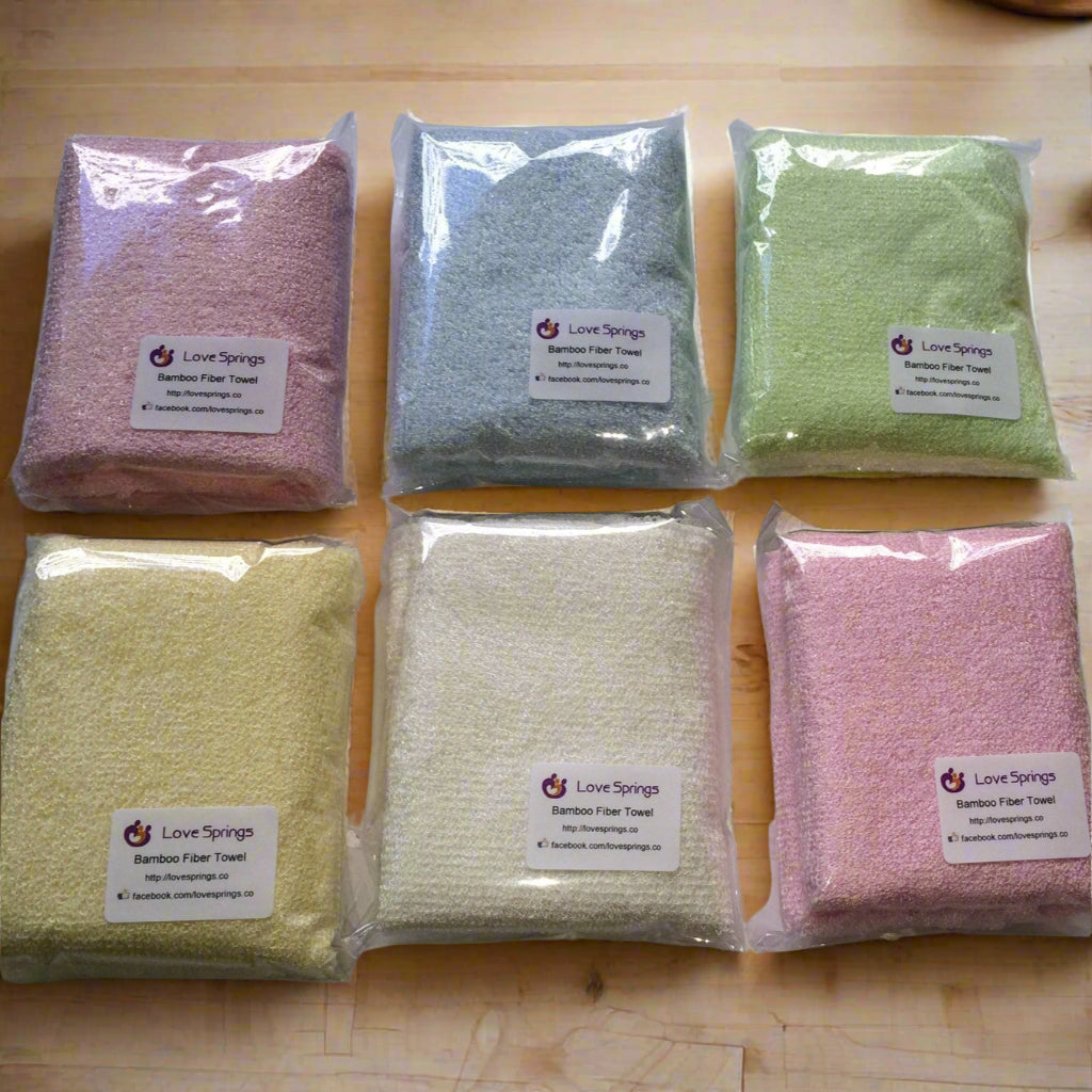 LoveSprings bamboo face towel
