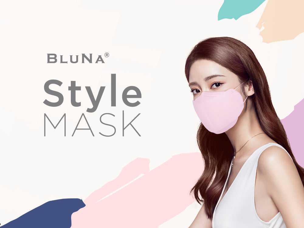 BLUNA 3D Adult Style Mask, Rose Colour, BFE 99.9%