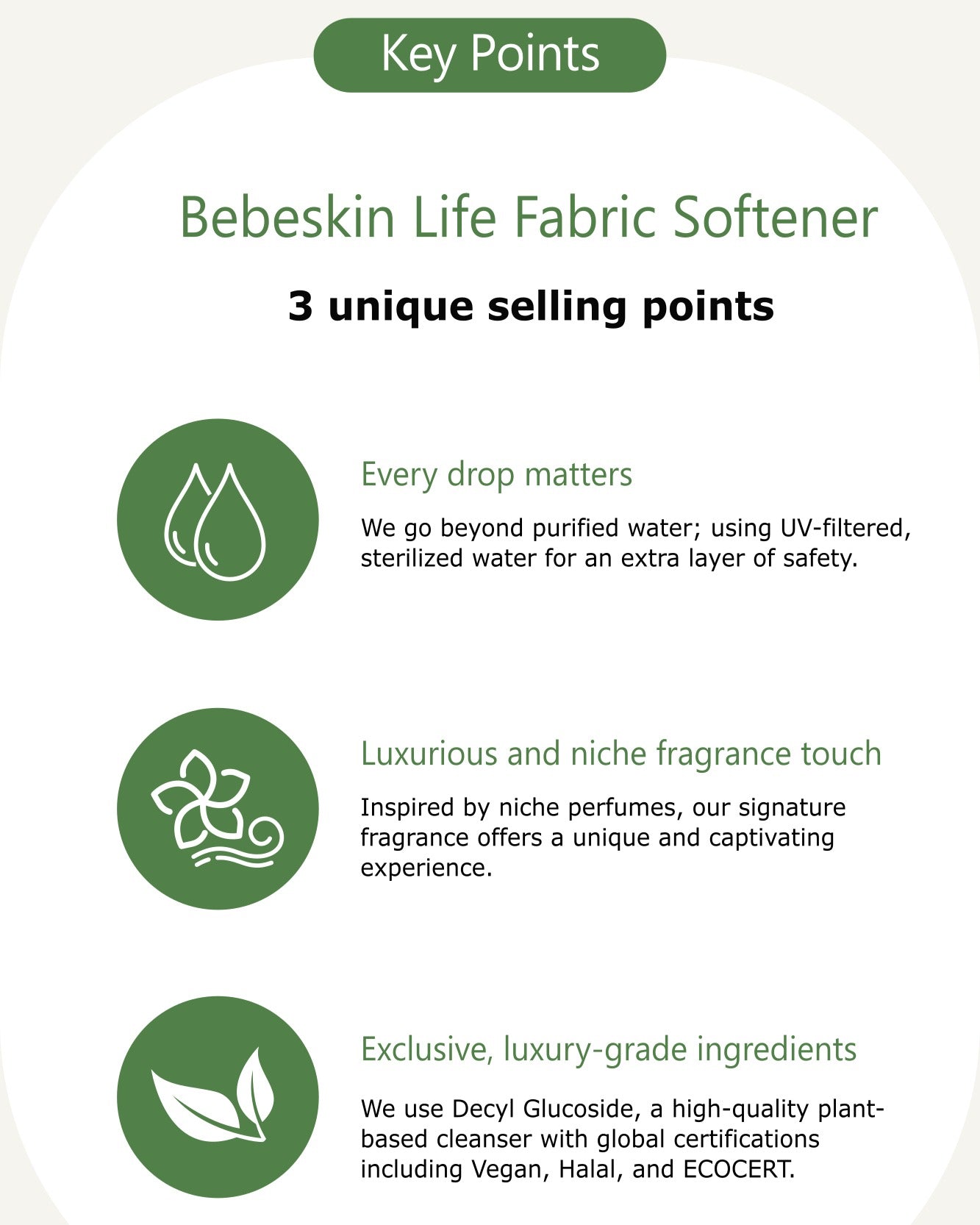 Bebeskin Life Fabric Softener Violet Garden Scent 2L [Vegan, Hypoallergenic] Family Softener for Every Age