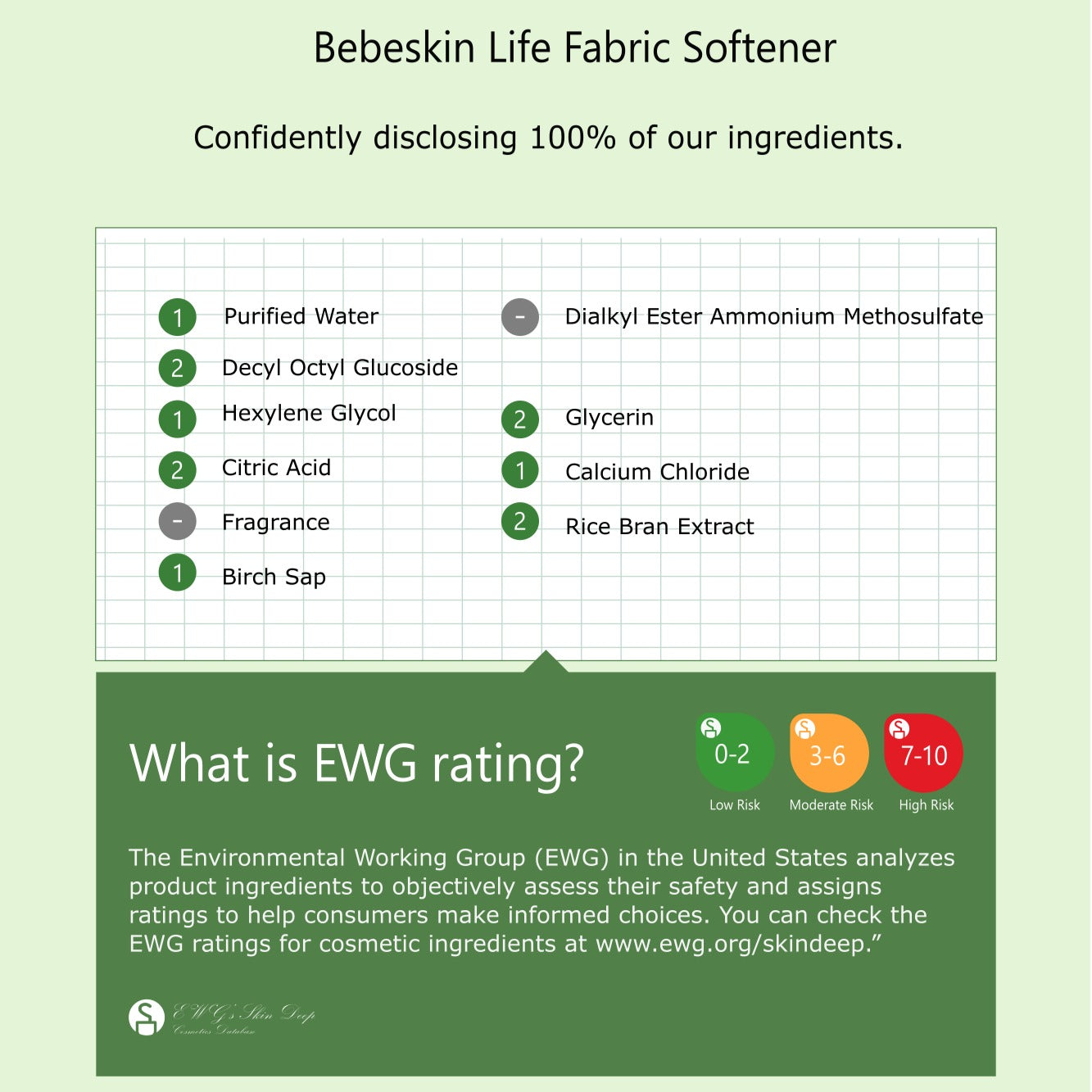 Bebeskin Life Fabric Softener Violet Garden Scent 2L [Vegan, Hypoallergenic] Family Softener for Every Age