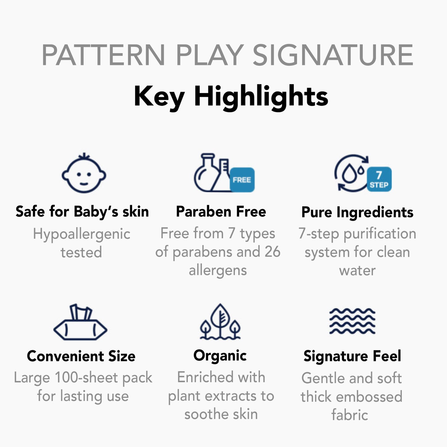 Dori Dori Pattern Play Signature Embossed Spunlace Baby wet wipes with CAP100x10packs