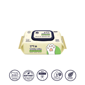 Open image in slideshow, Mom-Ae-Sok Odour Removal Pet Wipes
