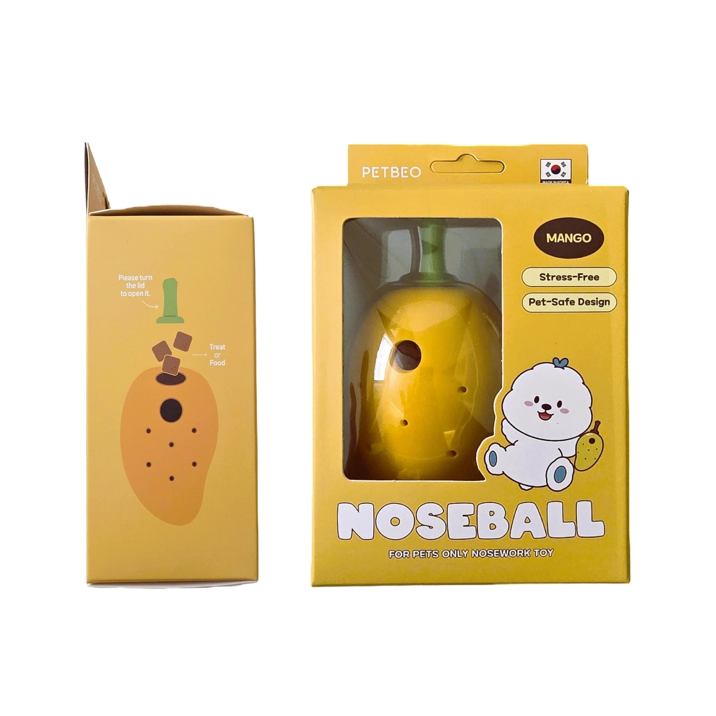 PETBEO Noseball Mango Stress Free Safe Design Interactive Toy for Pets