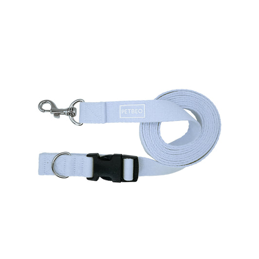 PETBEO HANDS FREE Adjustable Pet Leash Sky Blue Cotton 2.3m / 25mm