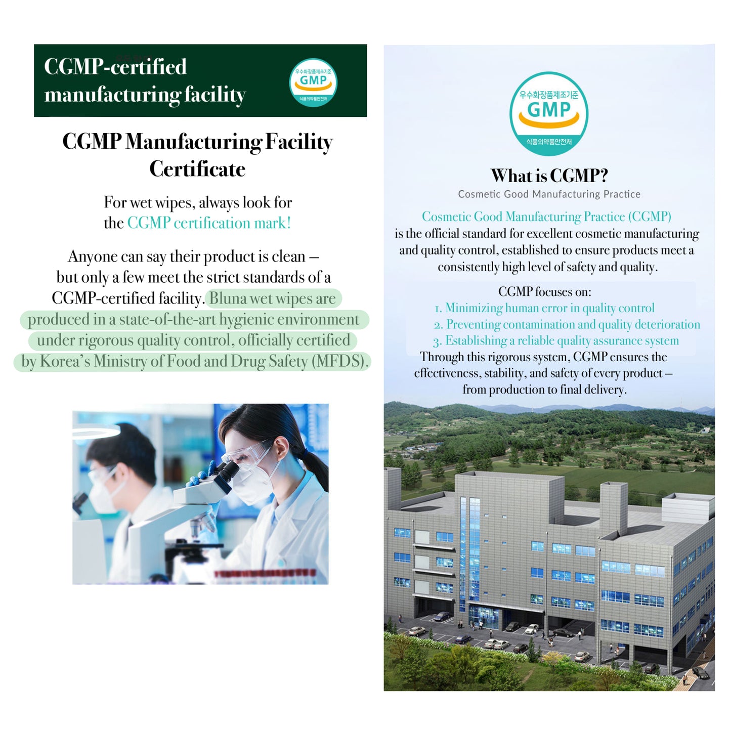 Bluna Mini pocket-sized wet wipes (8 sheets x 8 packs x 10 packs)