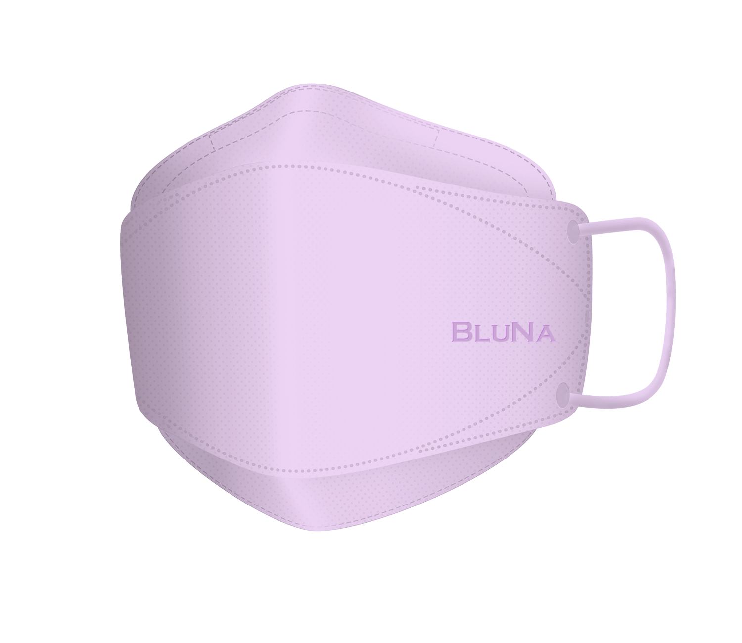 BLUNA 3D Adult Style Mask, Lilac Colour, BFE 99.9%