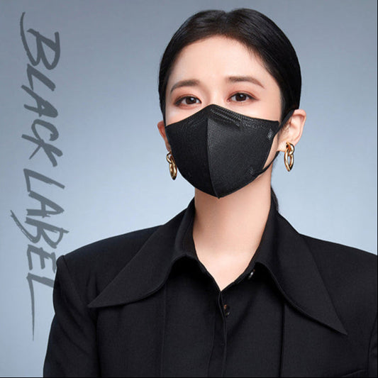 [25pcs] CHARMZONE 2D Tone Up Fit Black Label KF94 masks