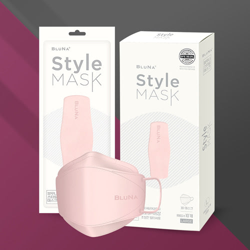 BLUNA 3D Adult Style Mask, Rose Colour, BFE 99.9%