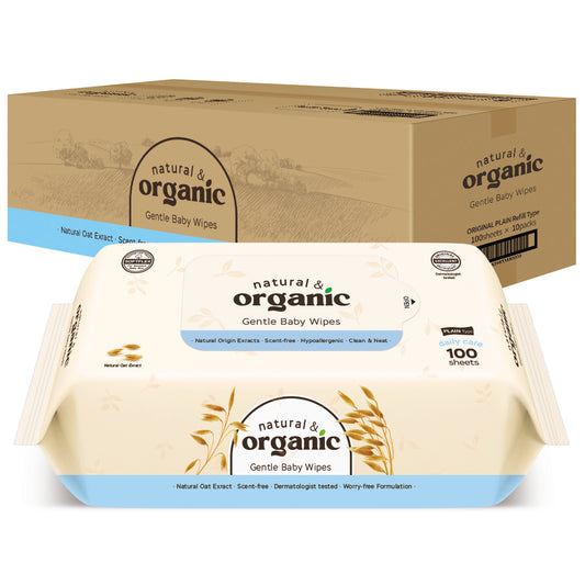 Natural & Organic Daily Care Baby Wipes, Refill type